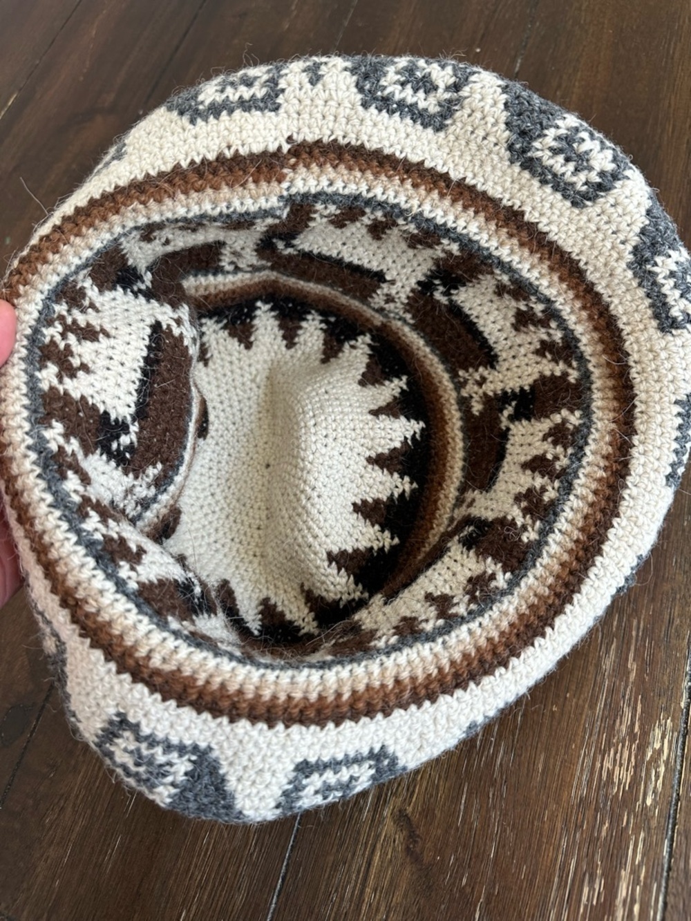 Handmade alpaca hat - Picture 5 of 10